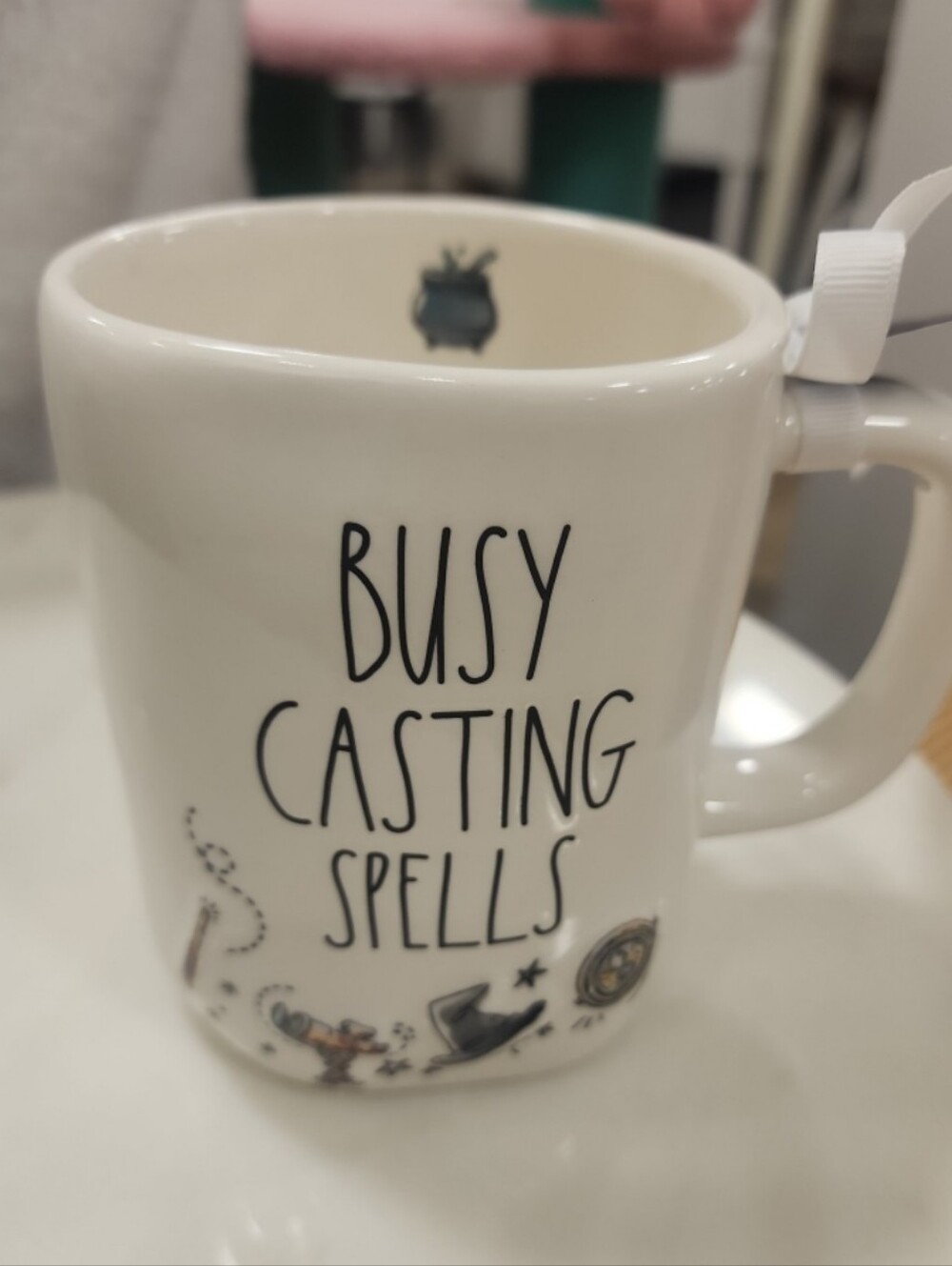 Rae Dunn Harry Potter Busy Casting Spells Ceramic Mug -